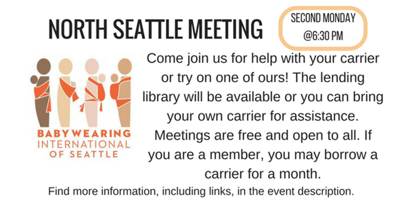 Babywearing International of Seattle: North Seattle Evening Meeting