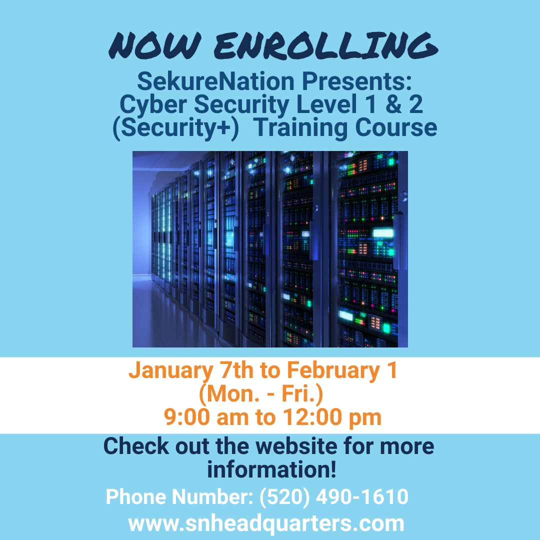 Cyber Security Level 1 & 2 (Security+)  Training Course