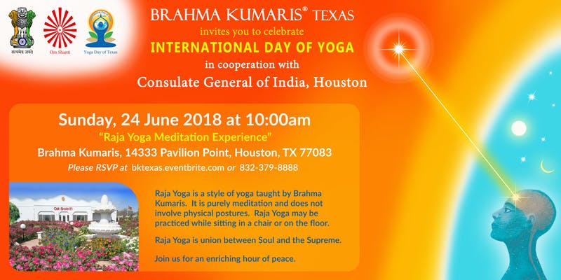 International Day of Yoga at Brahma Kumaris - Houston