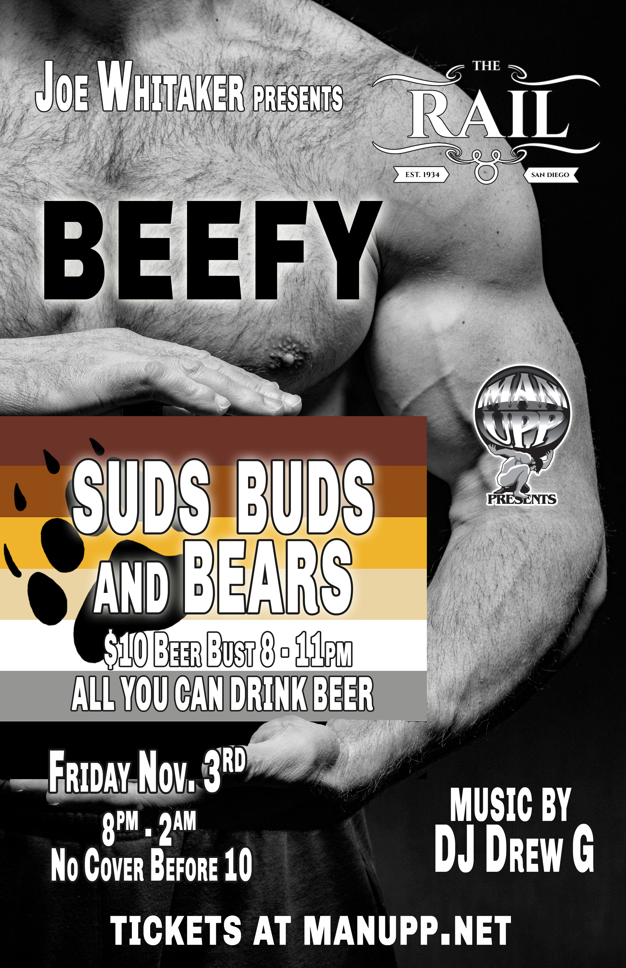 Suds, Buds & Bears San Diego by MAN UPP & Joe Whitaker