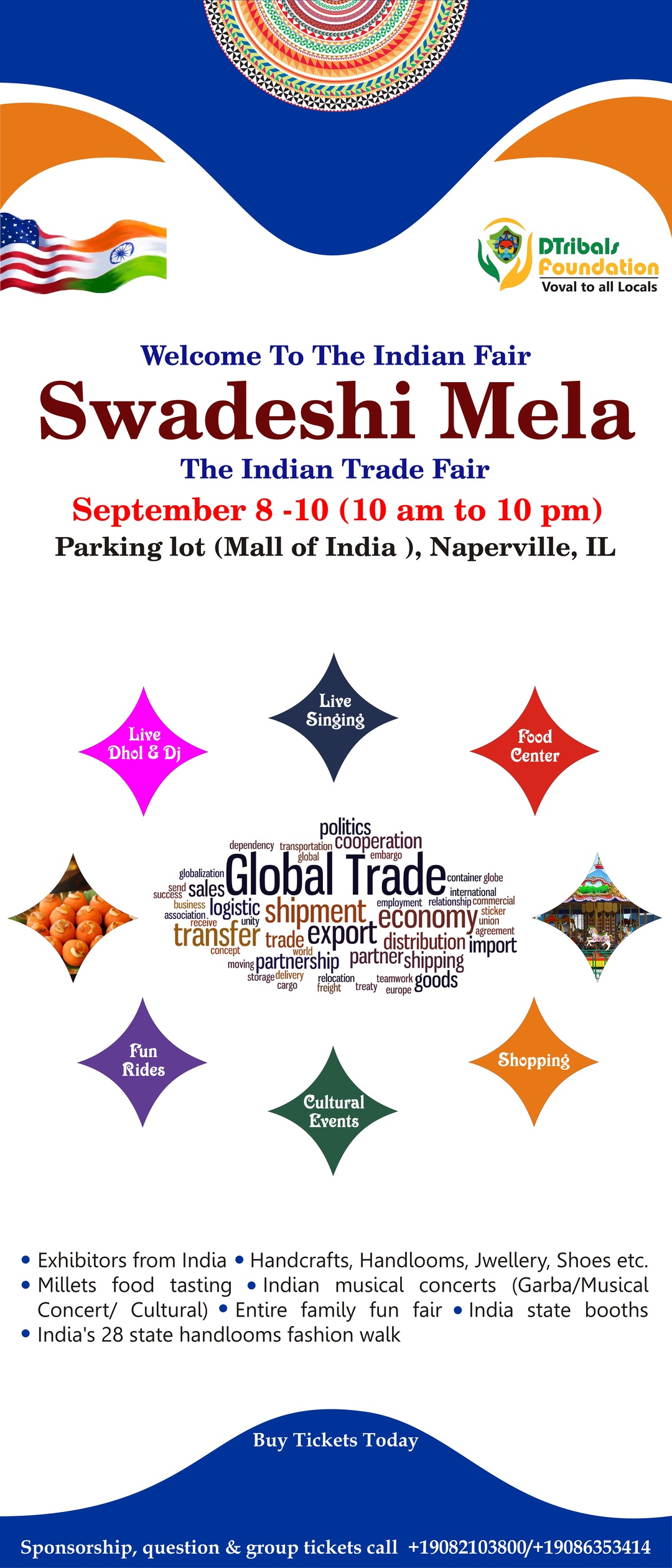 NACHA(North America Chhattisgarh Association) created a new event. Follow the event here Swadeshi Mela (The India Fair) Garba/Bollywood & Cultural Night- Family Fun. <br/> <a href='https://www.eventcombo.com/e/swadeshi-mela-the-indian-american-trade-fair-garbabollywood--68151' target='_blank'>View Event</a>