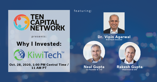 Why I Invested: KiwiTech, featuring Dr. Vipin Agarwal