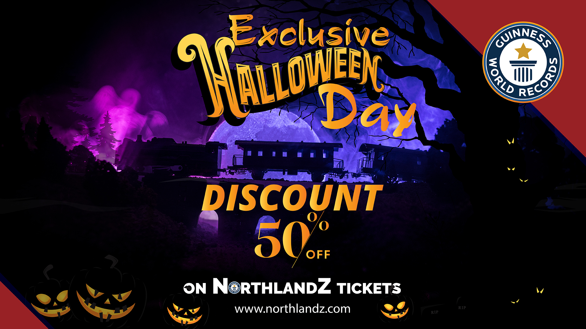 Exclusive Halloween Day Discount 50% off on Northlandz Tickets