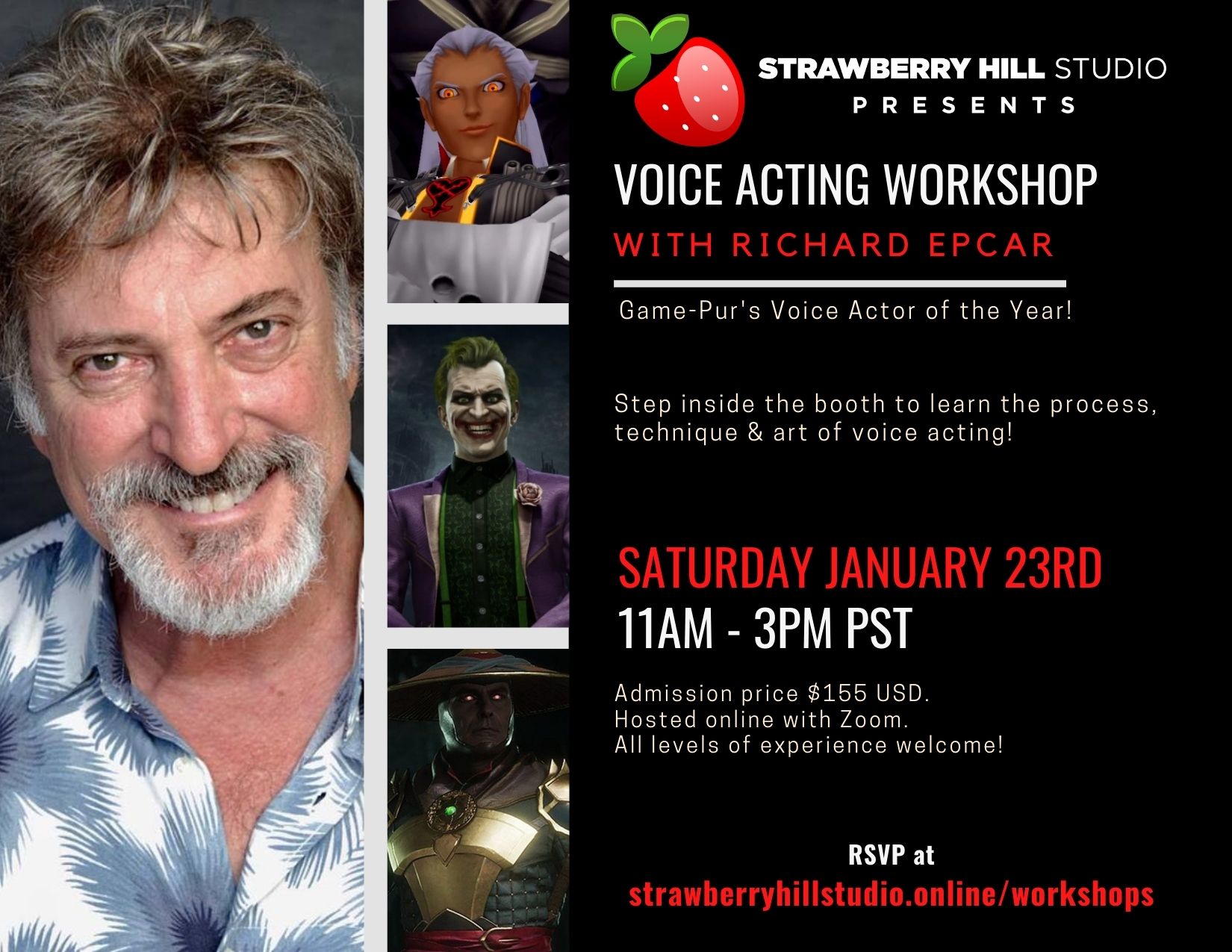 Voice Acting Workshop w/ Richard Epcar