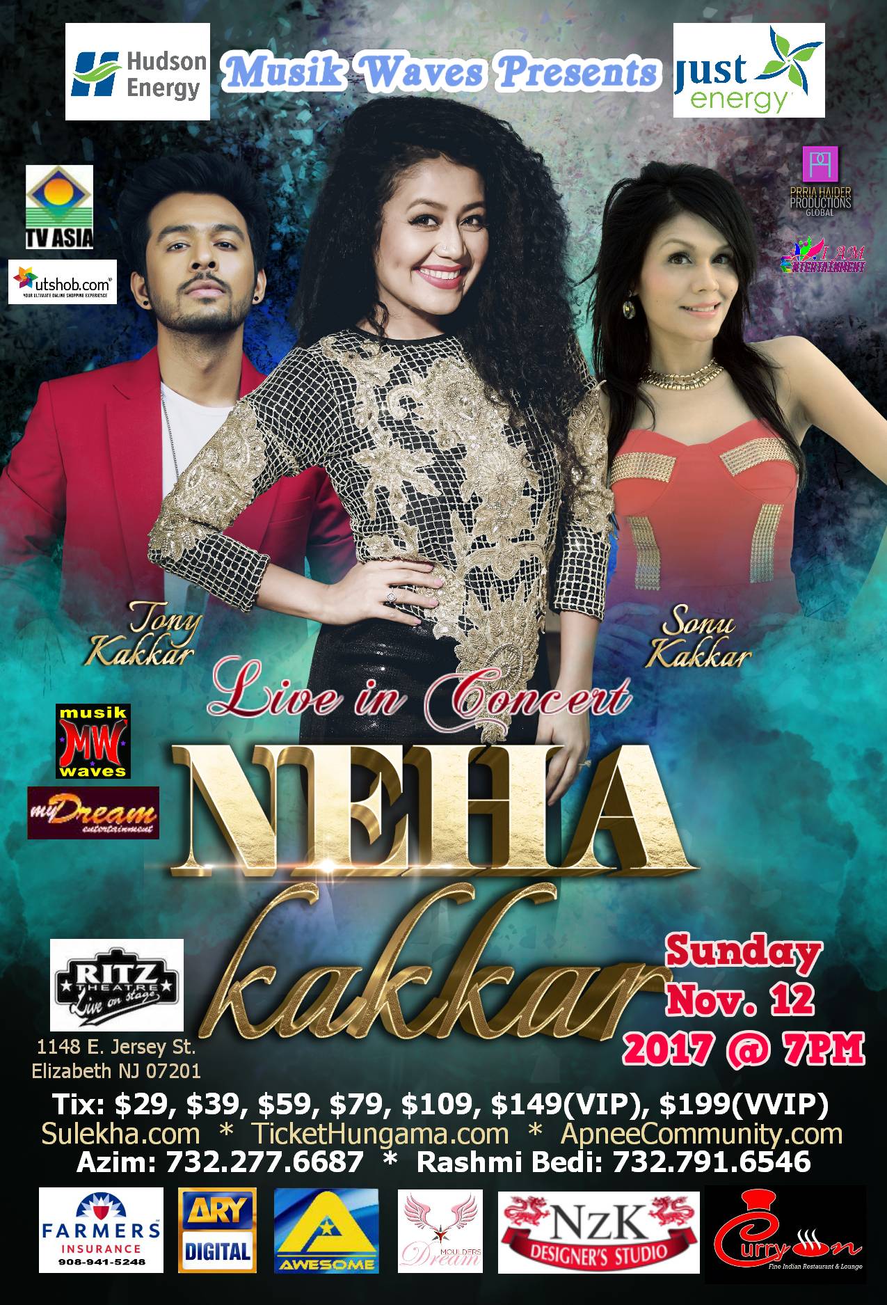 Neha Kakkar Live in Concert in New Jersey 2017