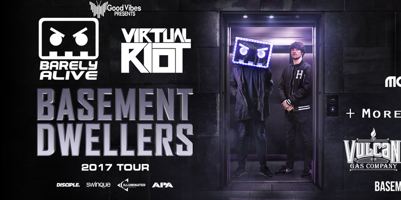 Basement Dwellers tour FT. Barely Alive, Virtual Riot, and more!