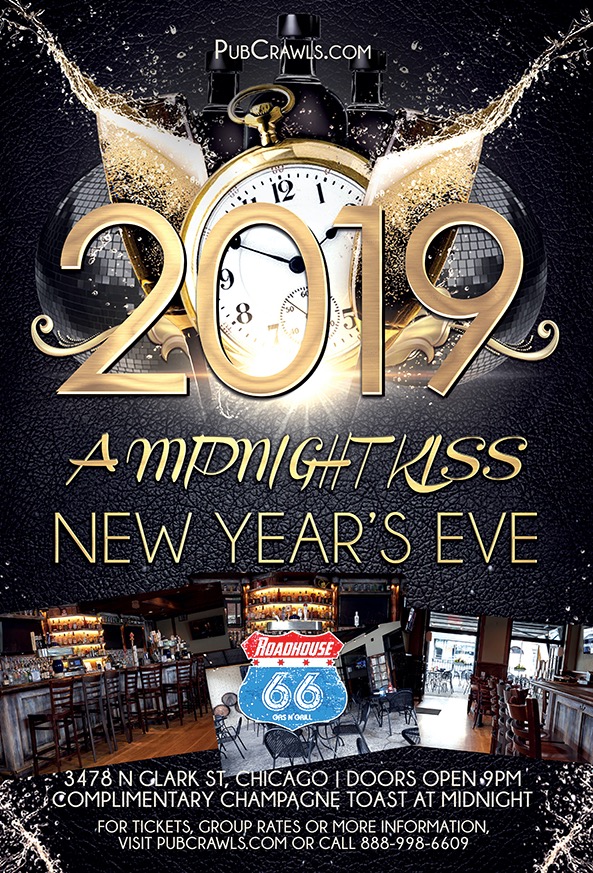 3rd Annual "A Midnight Kiss" New Year's Eve at Roadhouse 66