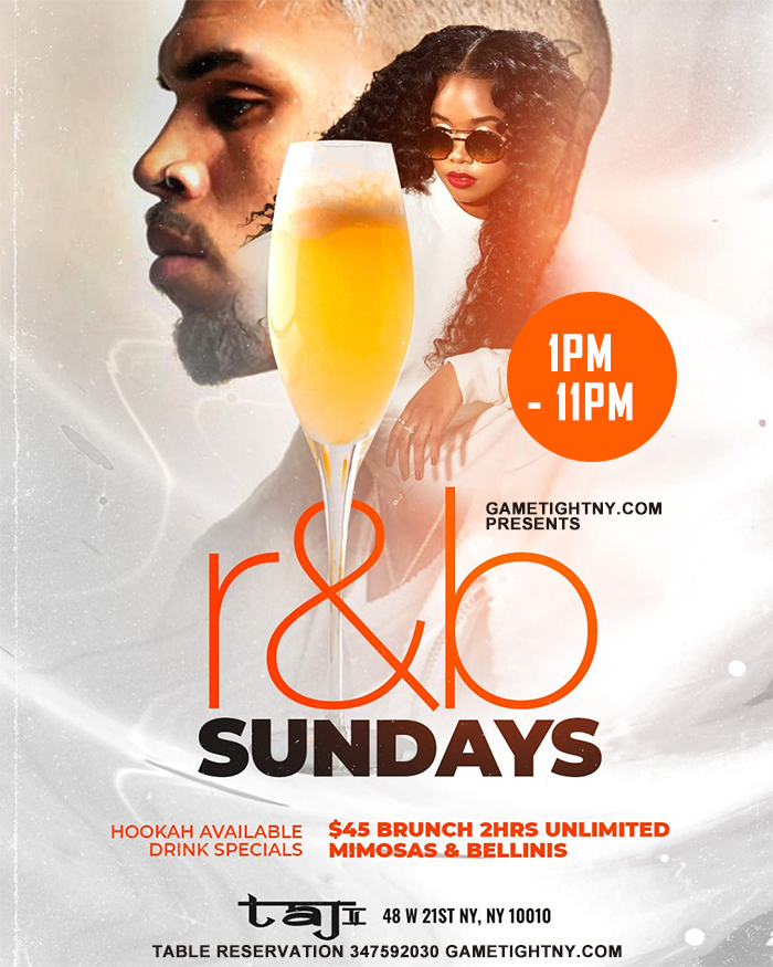 Taj Lounge Halloween Sunday R&B Brunch Reservation