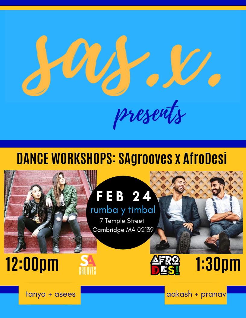 South Asian Showdown Workshops Featuring SA Grooves & Afro Desi X