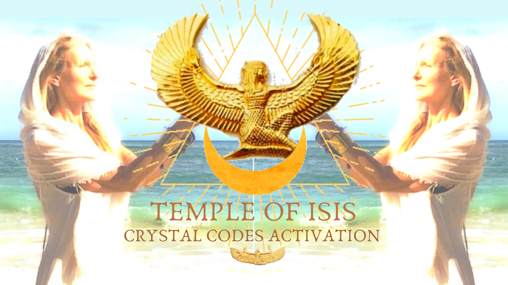 TEMPLE OF ISIS CRYSTAL GOLD CODES ACTIVATION - Live from Bali 