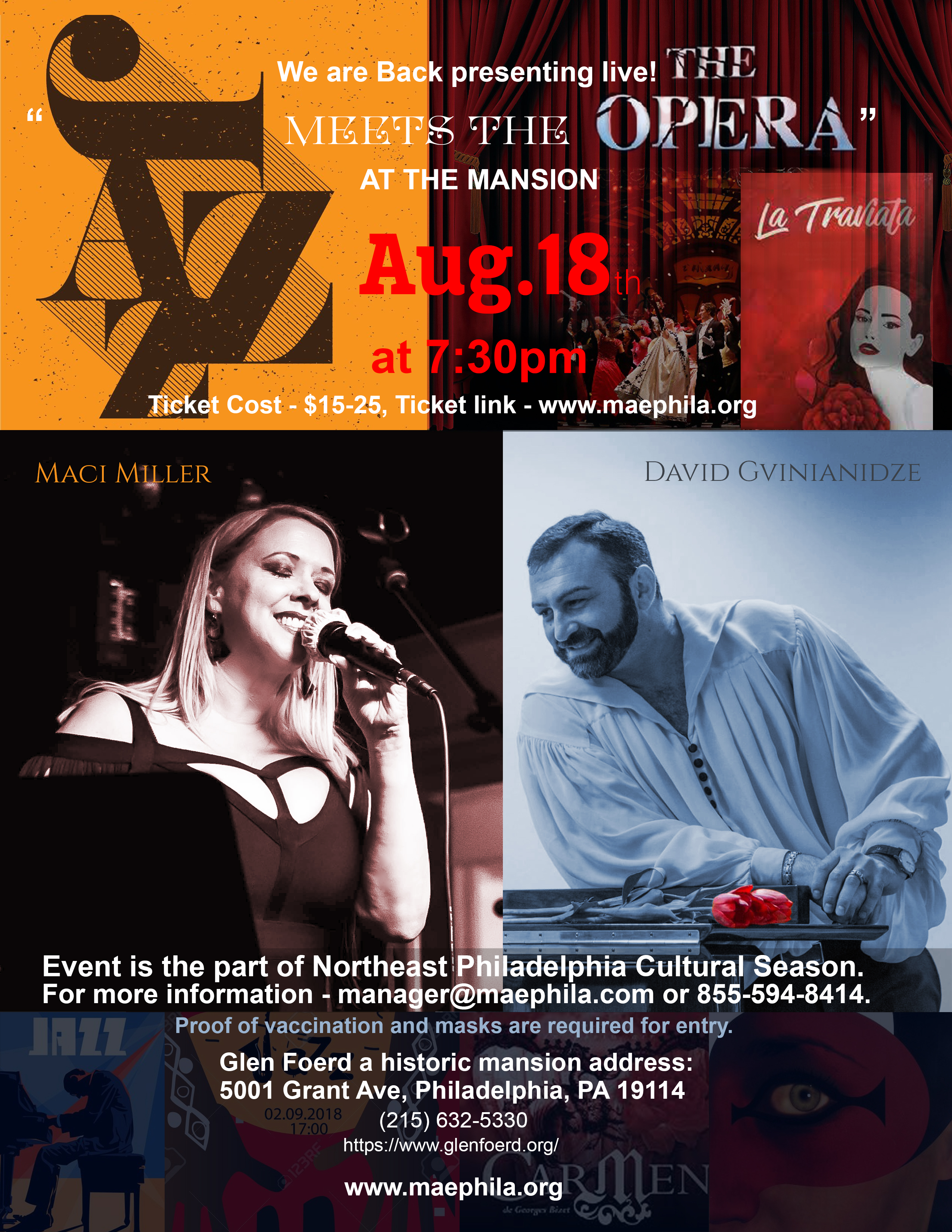 Jazz Meets Opera At The Mansion Jazz Meets Opera At The Mansion