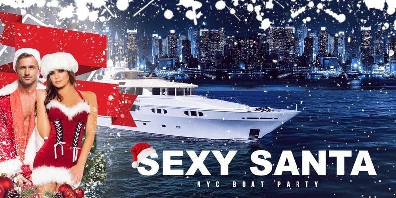 The SEXY SANTA Boat Party NYC Yacht Cruise
