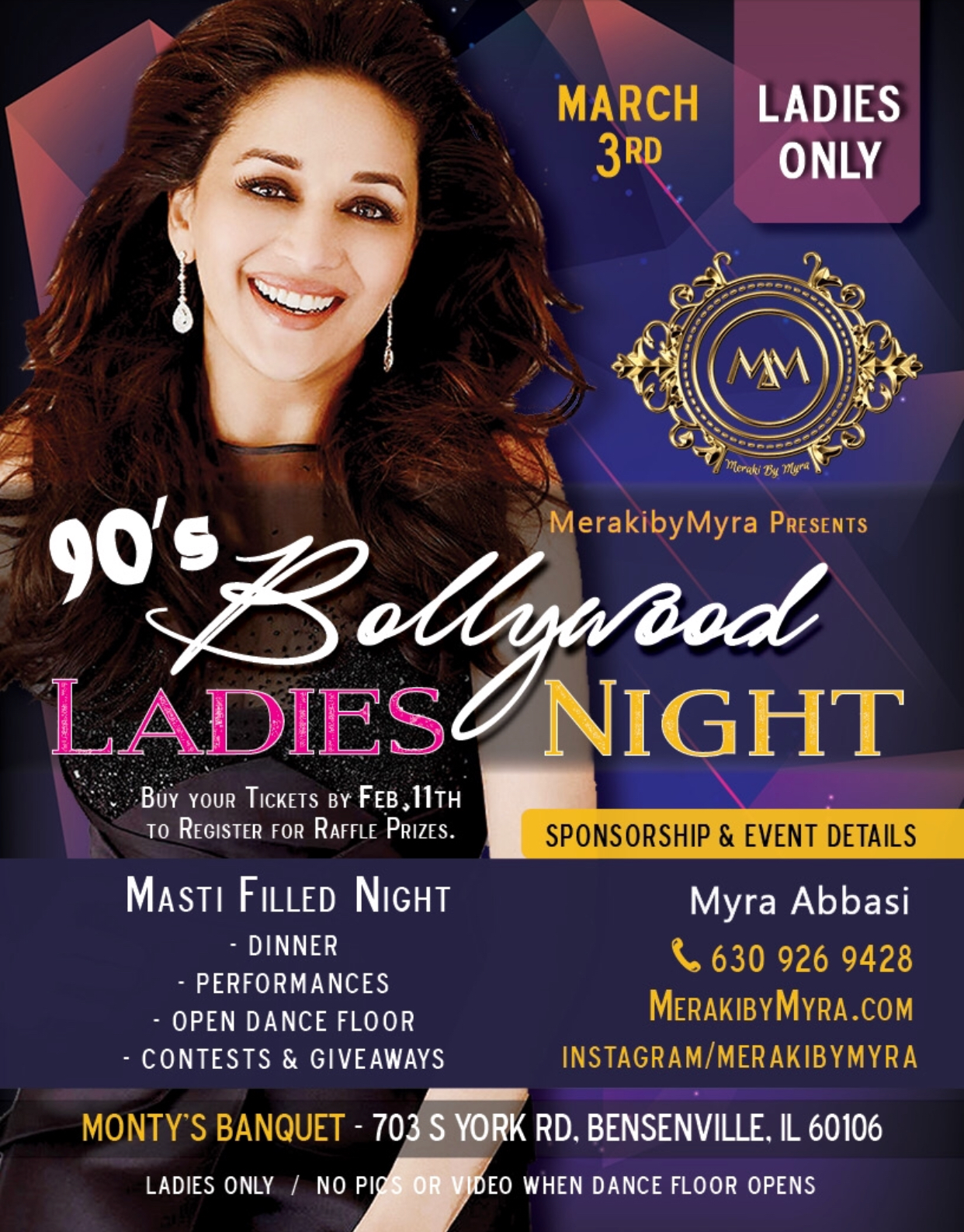 90’s Bollywood Ladies Night