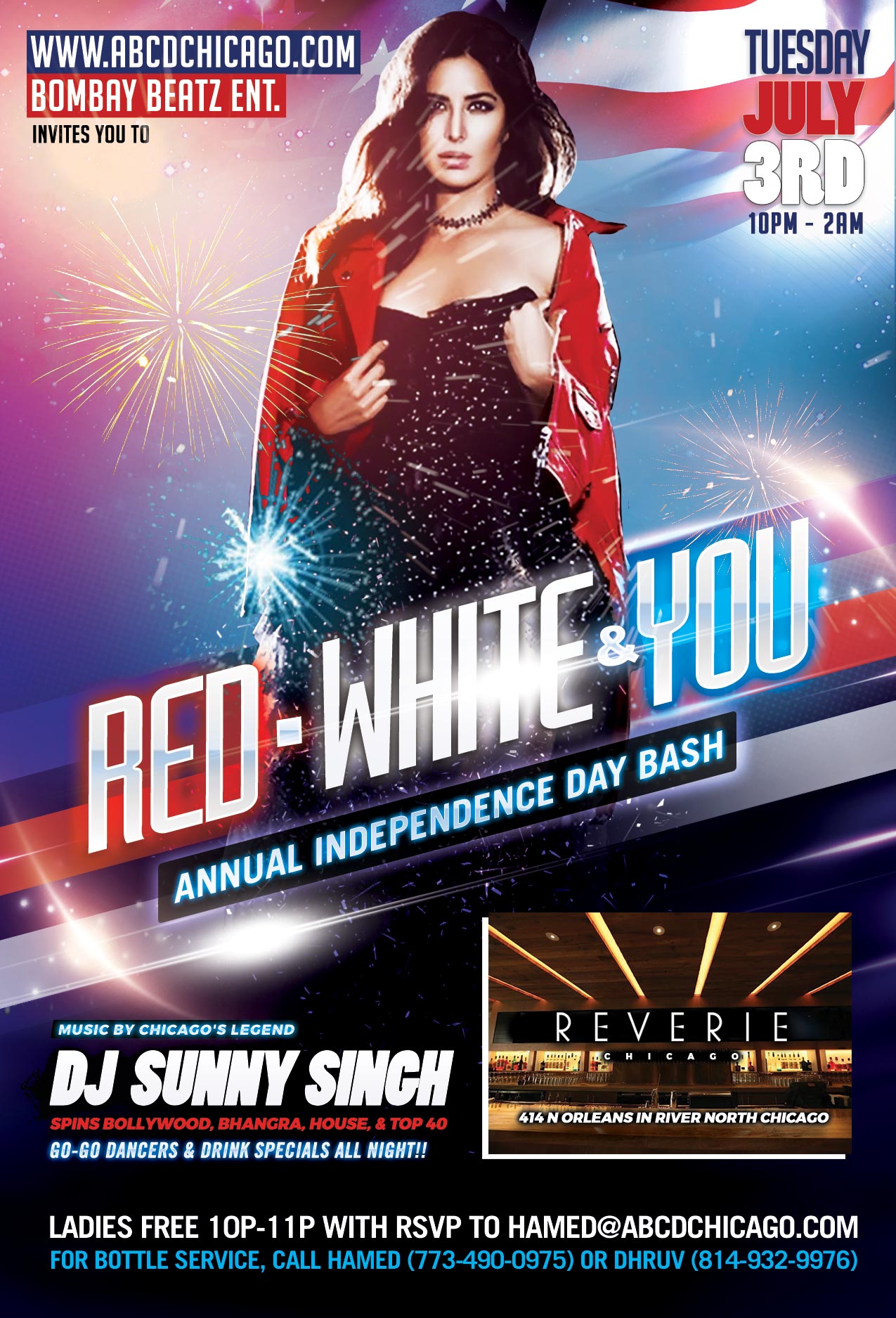 RED WHITE & YOU (Tues July 3rd)