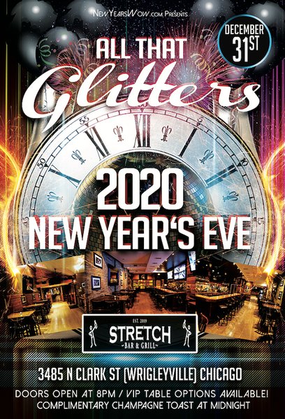 "All That Glitters" NYE 2020 at The Stretch (Wrigleyville)