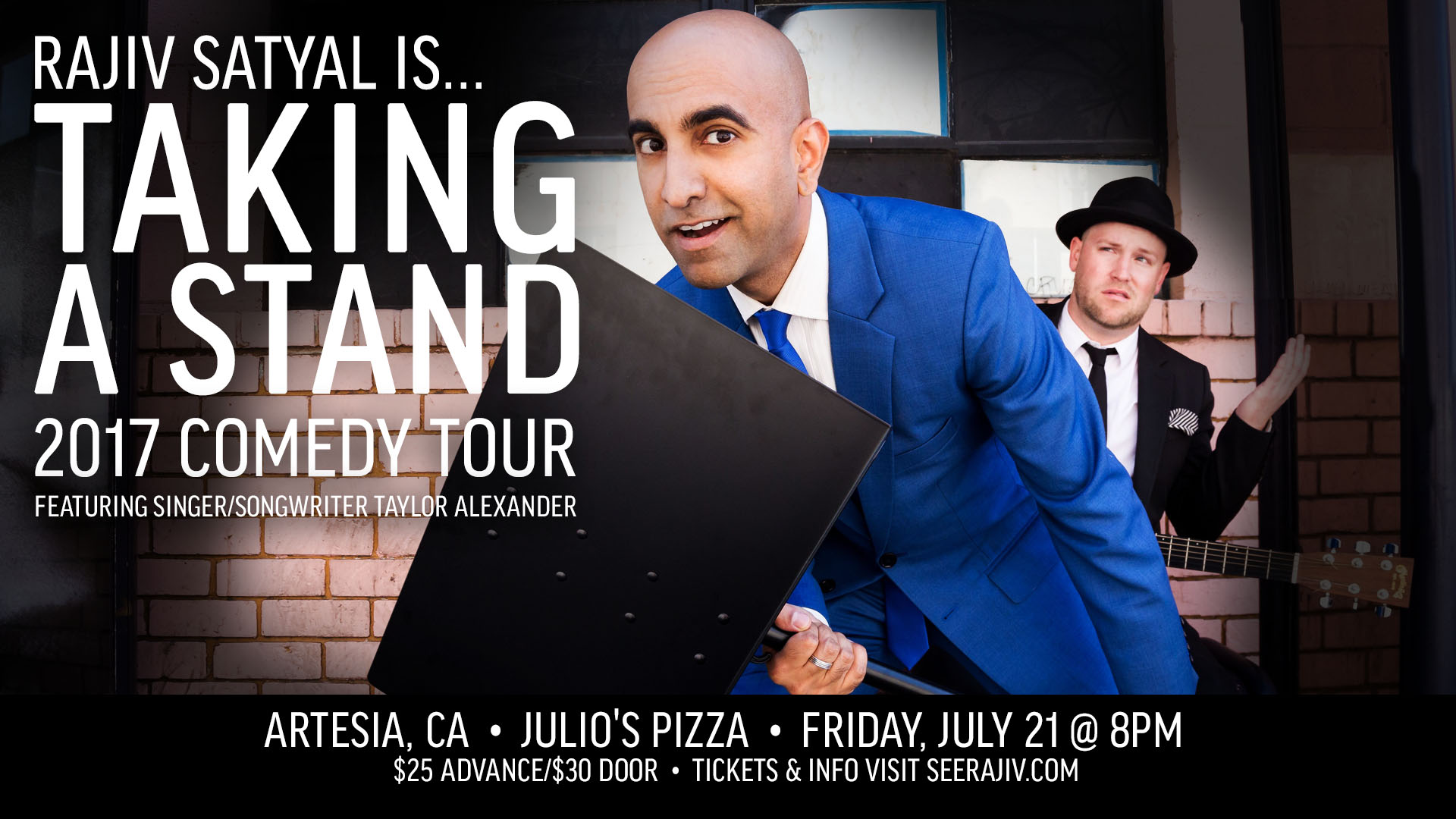 Rajiv Satyal's Taking a Stand Comedy Tour - Artesia