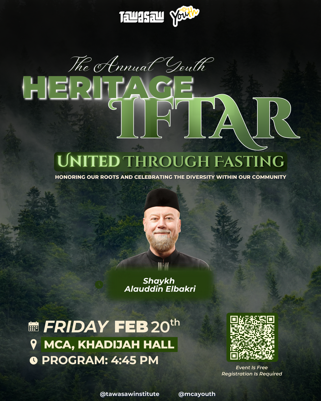 Heritage Iftar 2026- United Through Fasting: Honoring Our Roots