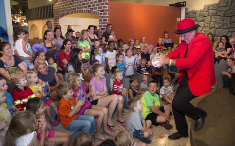 Professor Hughdini Magic Show at The Woodlands Children’s Museum Professor Hughdini Magic Show at The Woodlands Children’s Museum