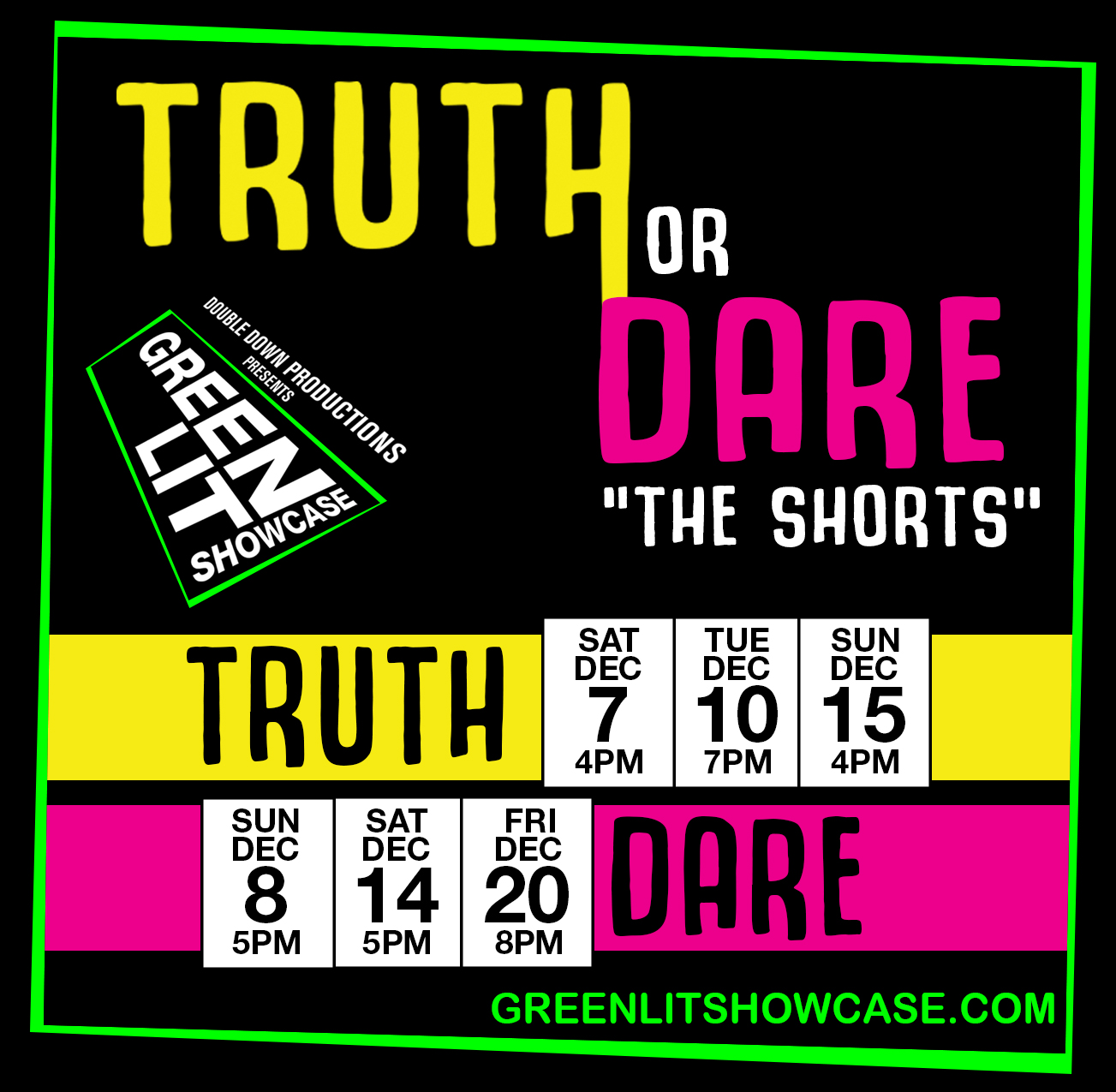 Truth One Acts - Sat Dec 7th