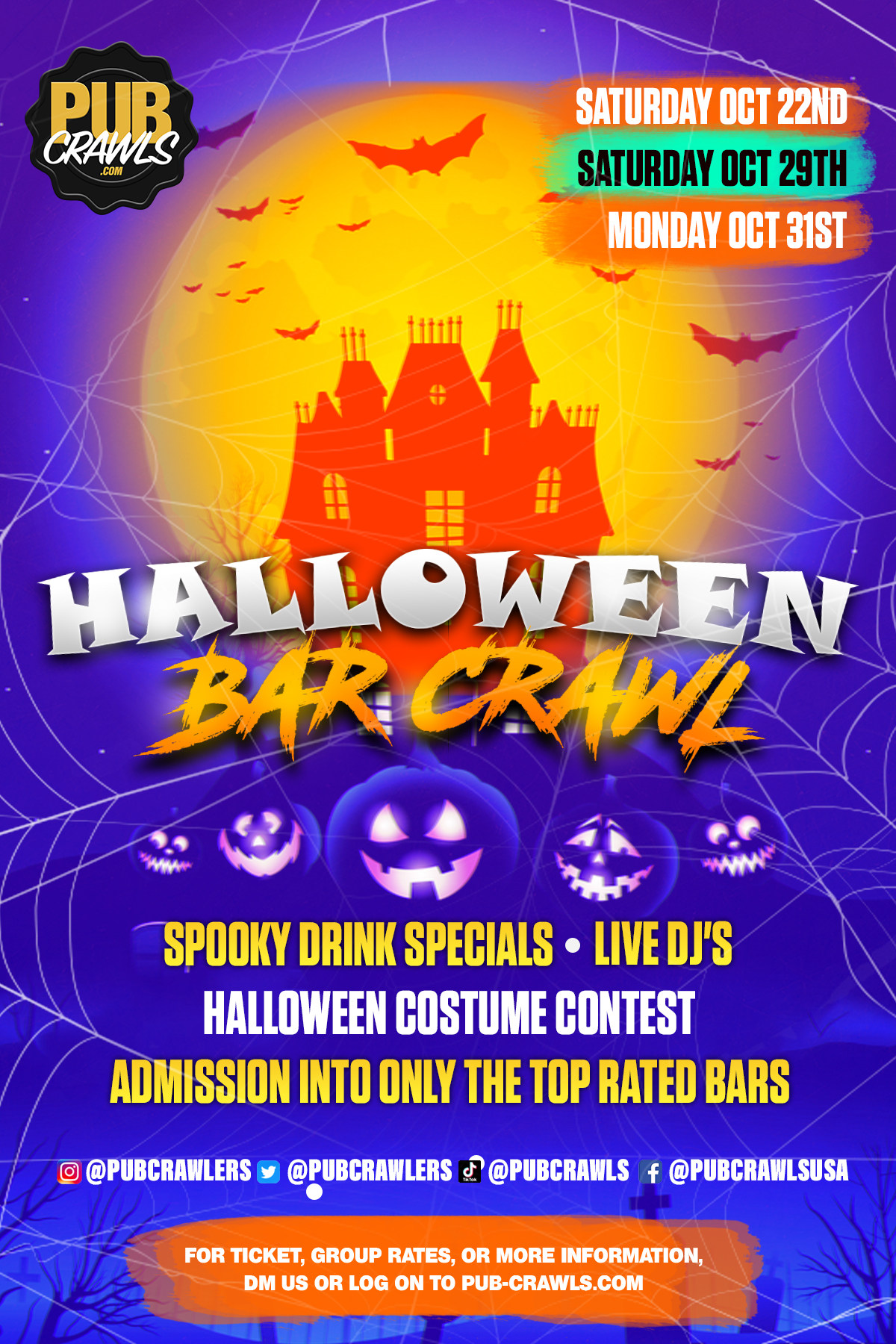 Boston Faneuil Hall Official Halloween Pub Crawl
