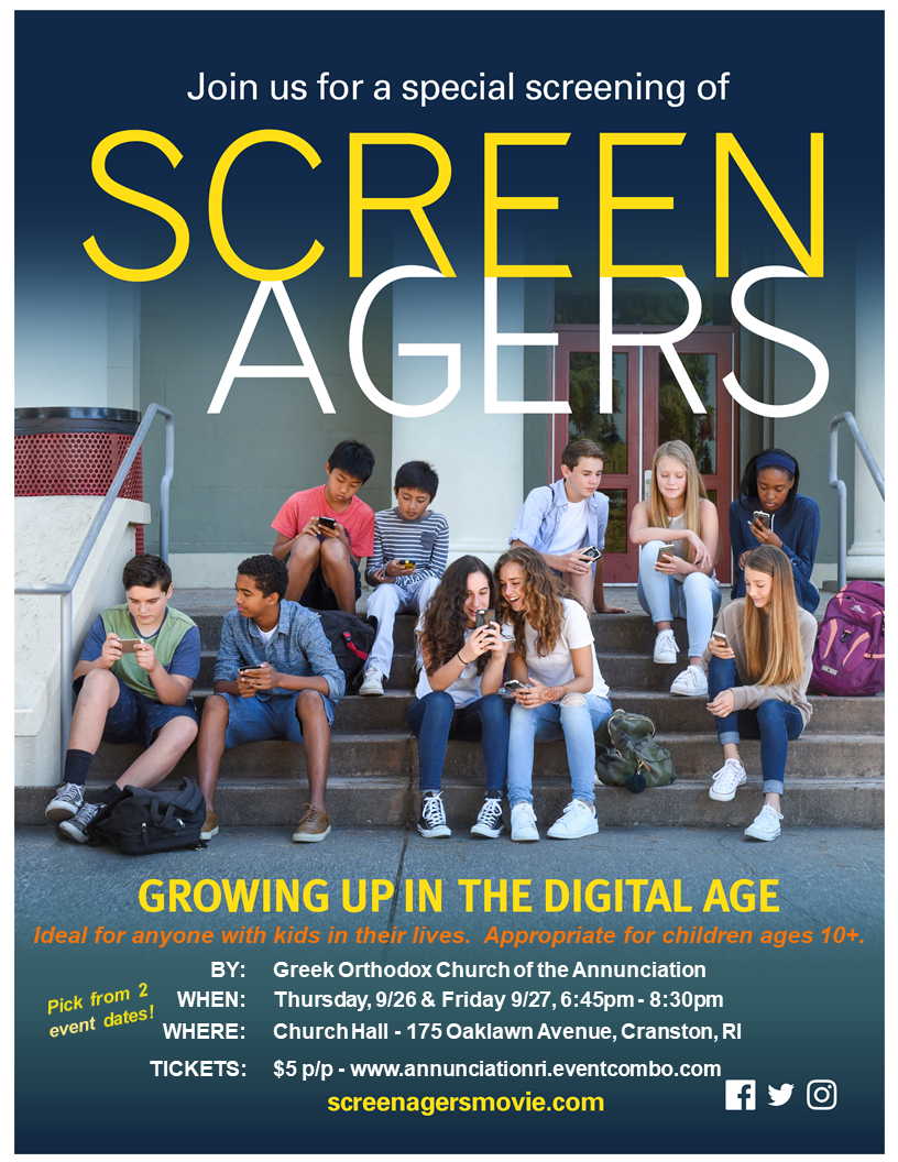 Screenagers Film Presented By Church of the Annunciation