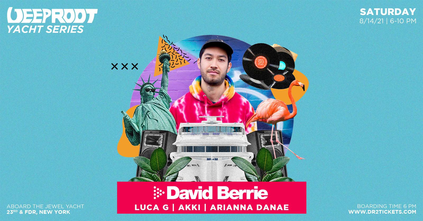 Deep Root Yacht Party ft. David Berrie | August 14th