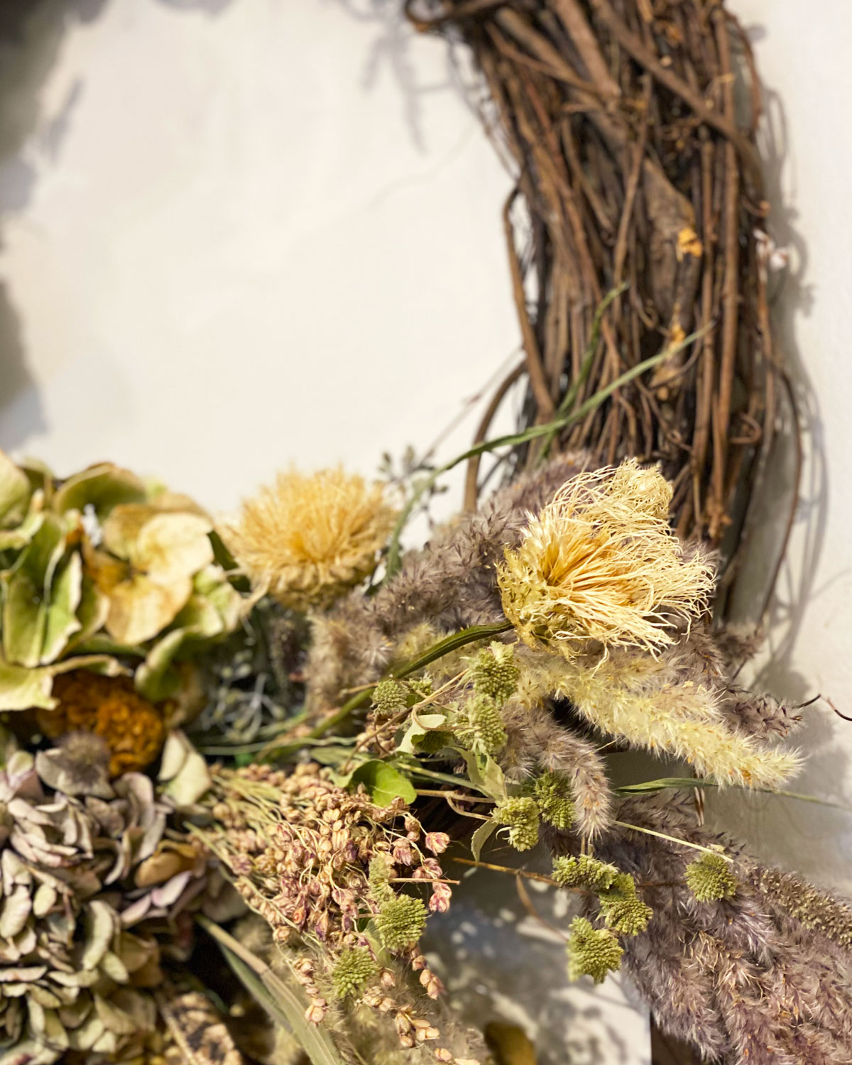 AG Design Class-An Autumnal Wreath of Dried Flowers