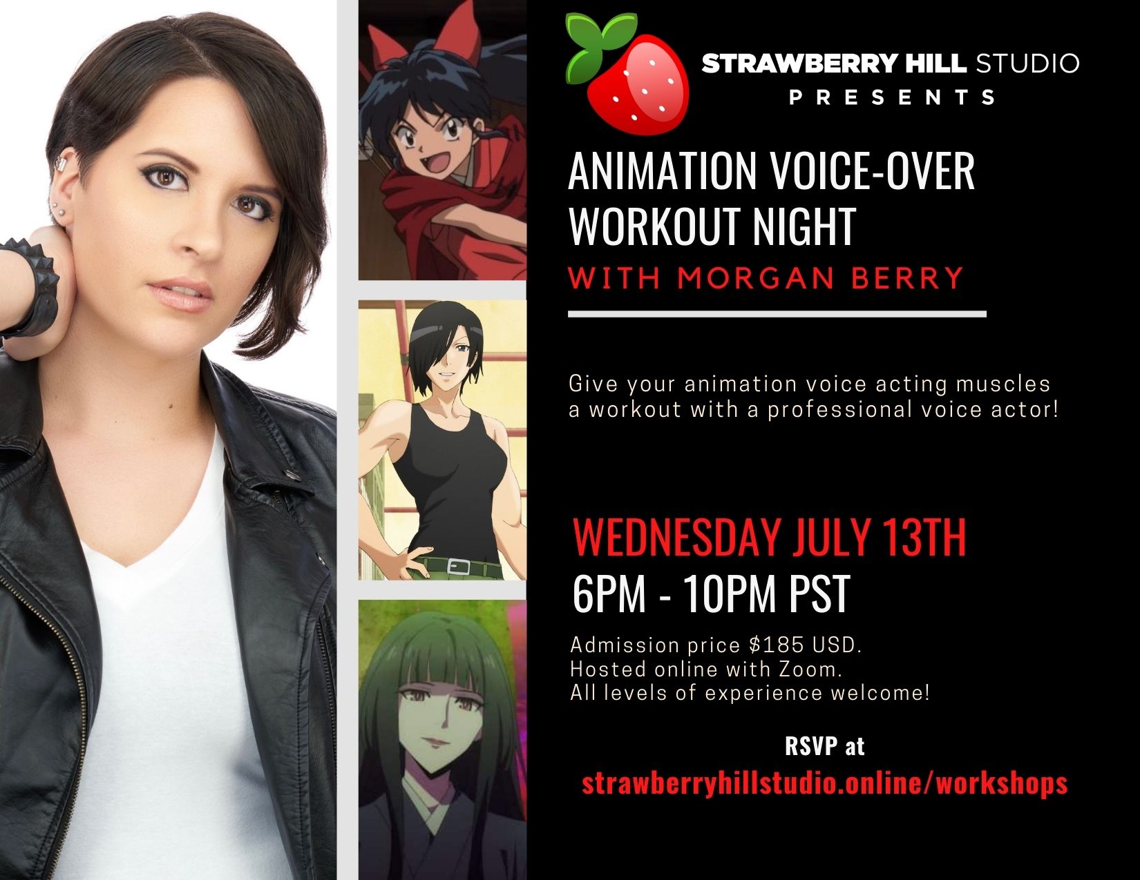 Animation Voice-Over Workout Night w/ Morgan Berry