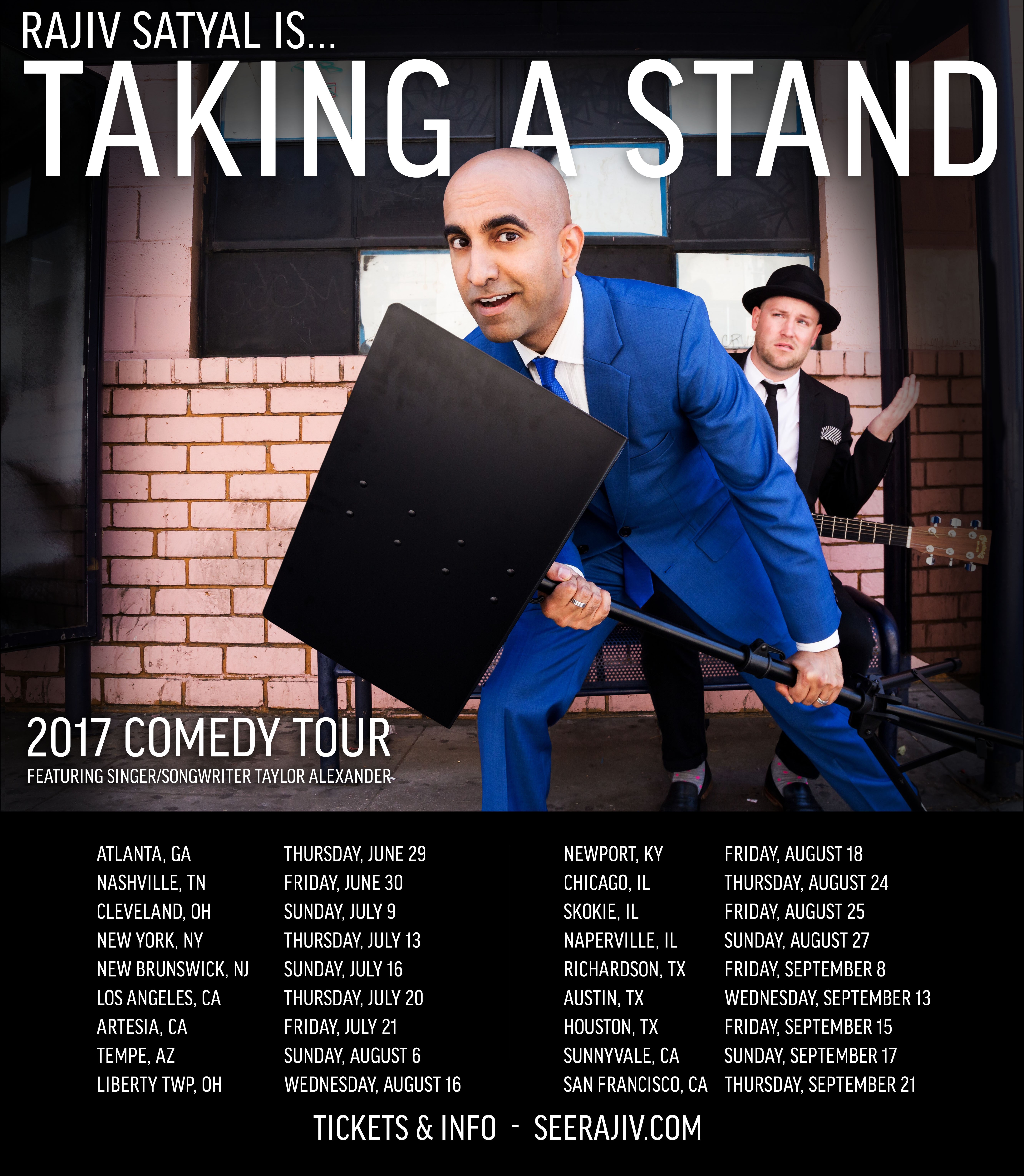 Get Your Laugh on With the Rajiv Taking a Stand Comedy Tour
