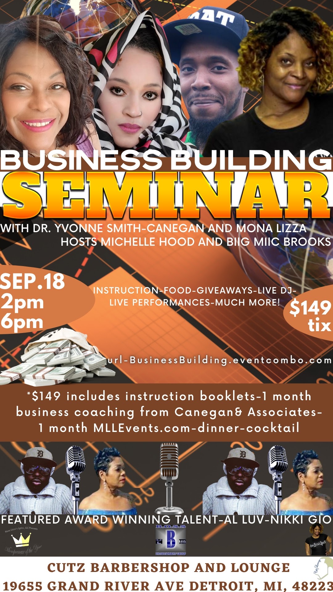 ******CANCELLED******
BUSINESS BUILDING SEMINAR