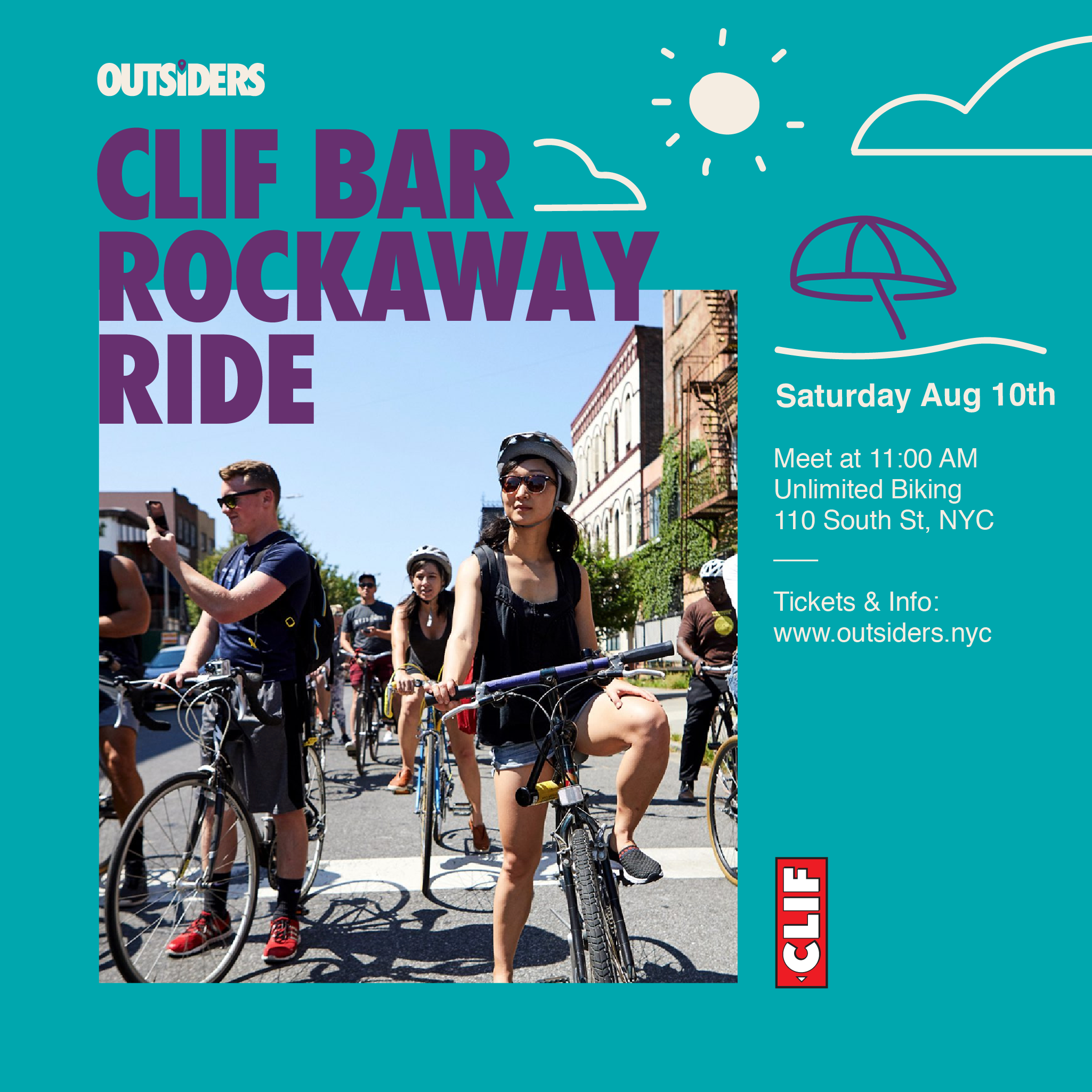 Clif Bar Rockaway Ride