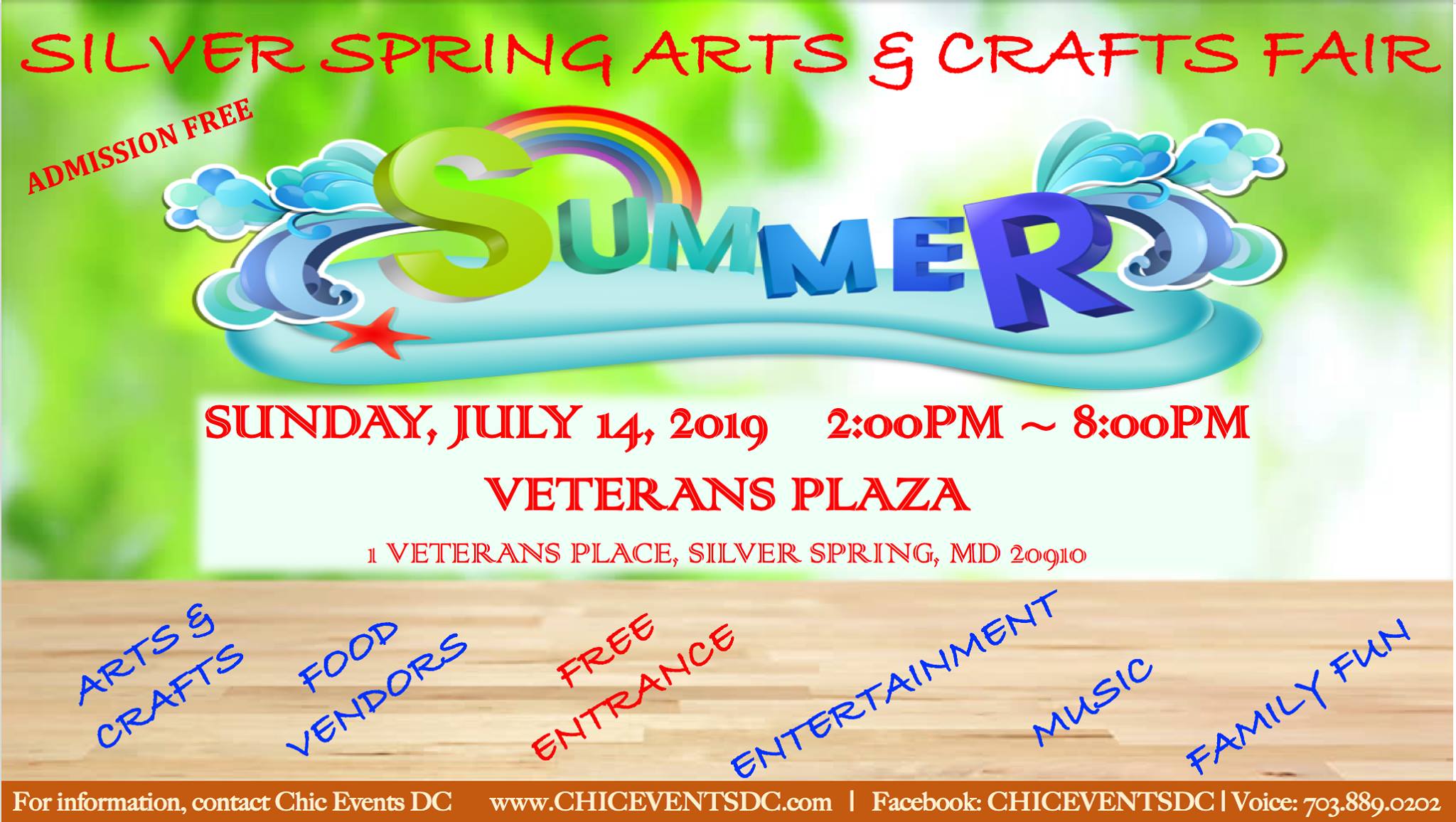 Silver Spring Arts & Crafts Summer Fair
