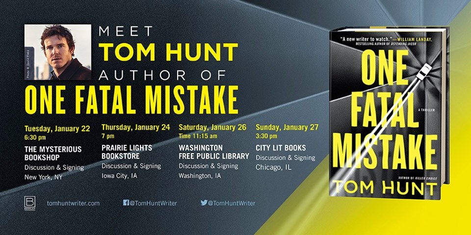 Tom Hunt - Chicago book signing for One Fatal Mistake