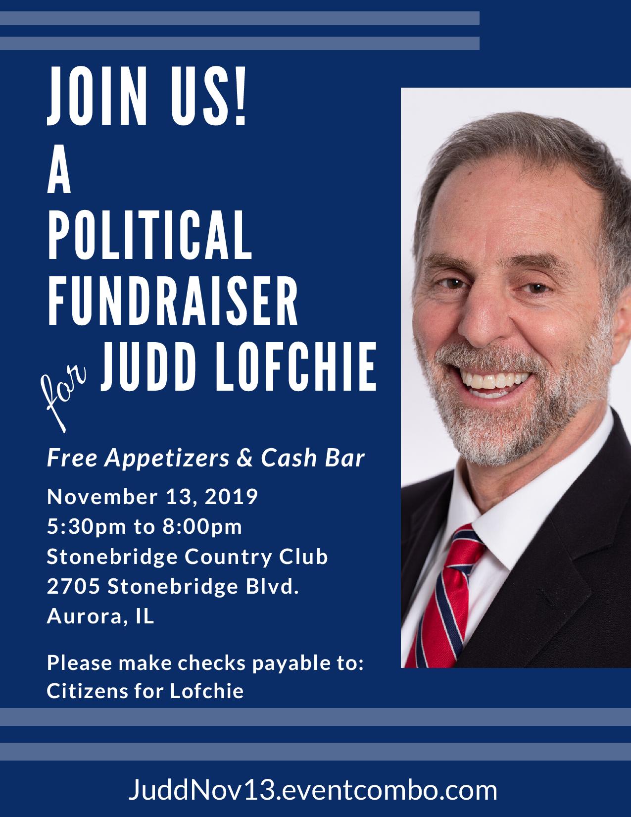 Political Fundraiser for Judd Lofchie