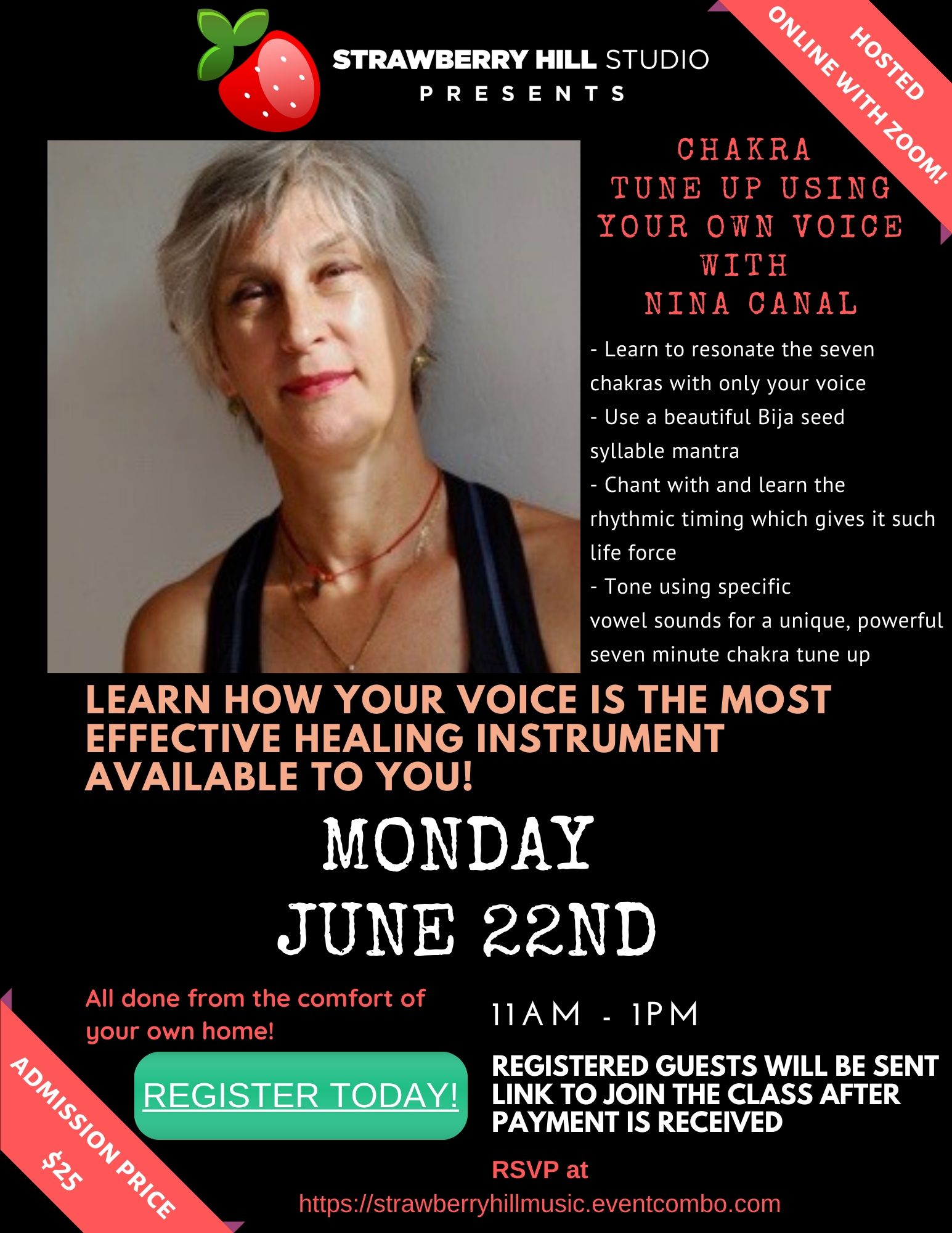Chakra Tuneup Using Your Own Voice w/ Nina Canal