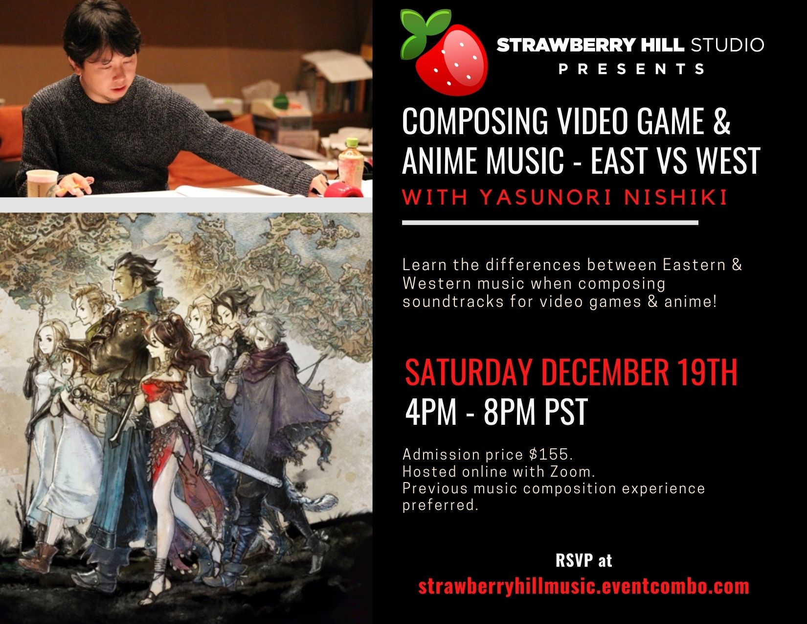 Composing Video Game & Anime Music - East vs West w/ Yasunori Nishiki