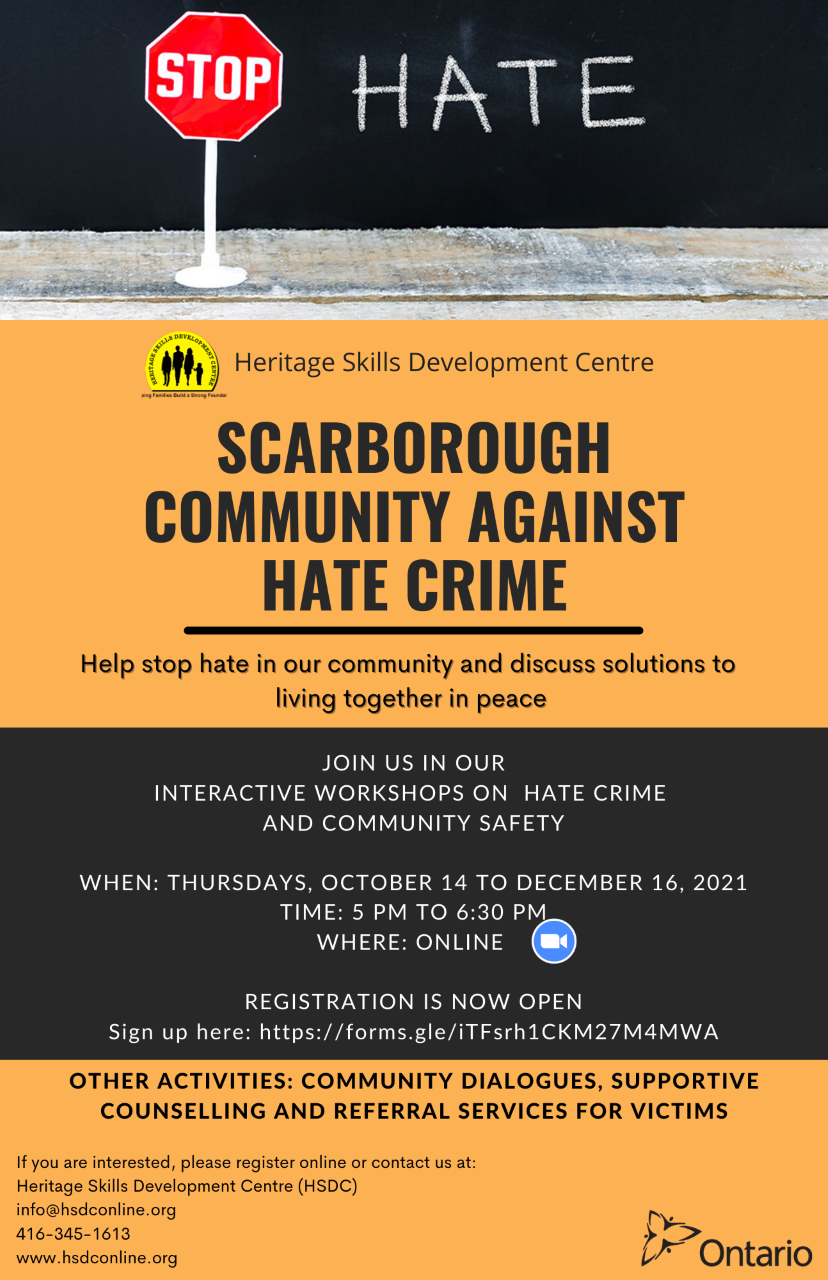 Hate Crimes and Safety Workshop