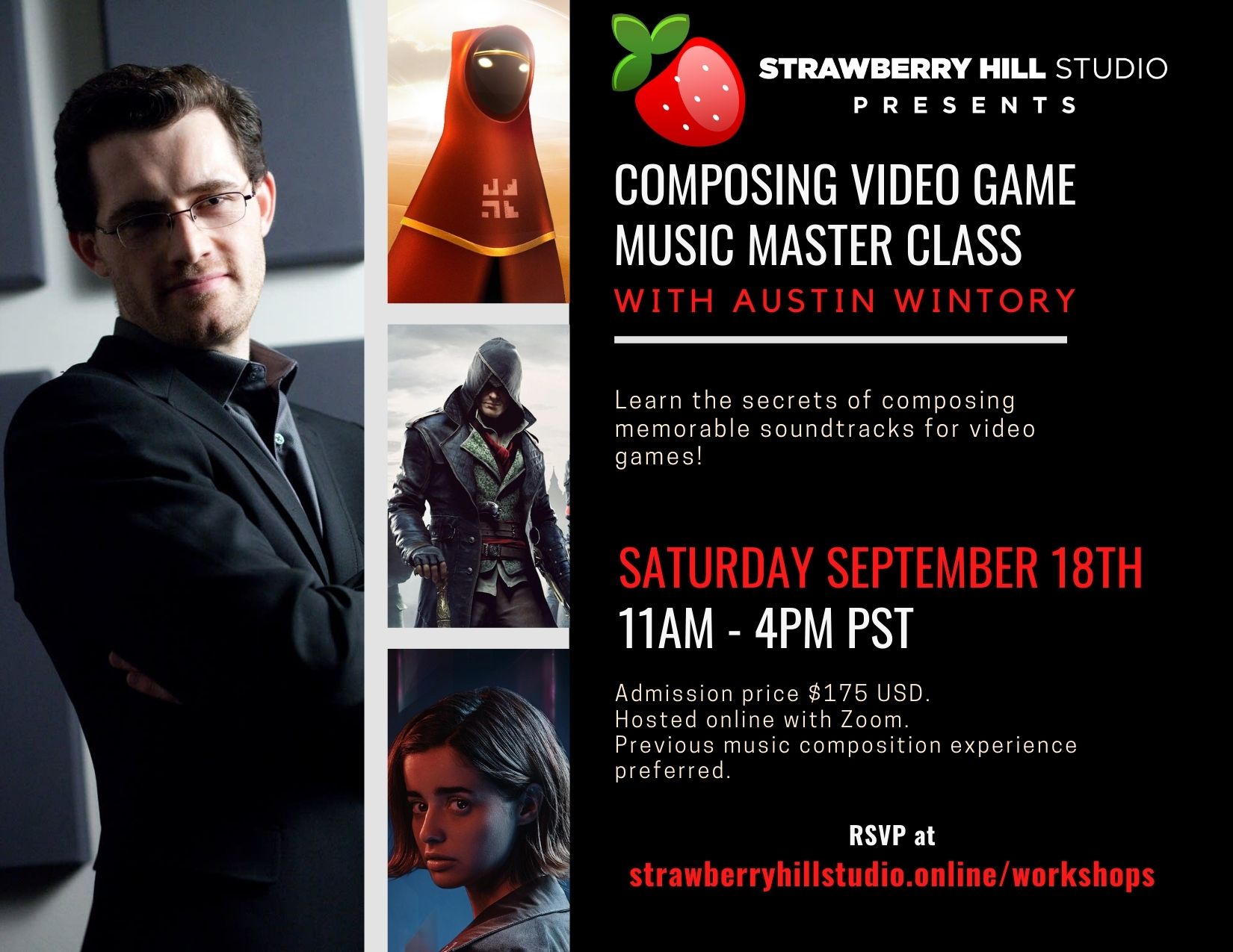 Composing Video Game Music Master Class w/ Austin Wintory