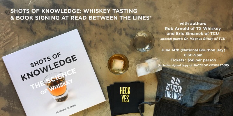 SHOTS OF KNOWLEDGE: WHISKEY TASTING & BOOK SIGNING AT RBTL®