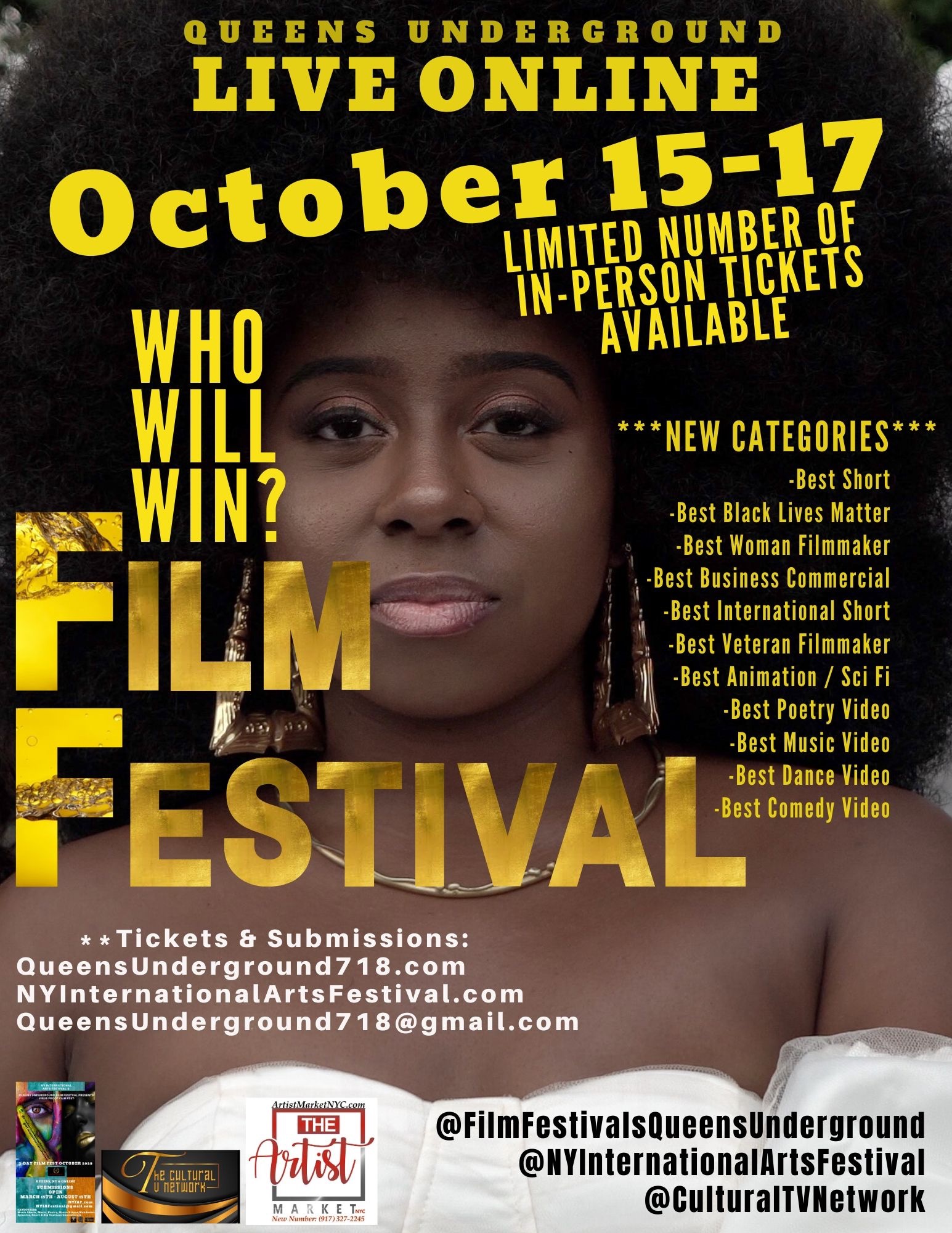 Queens Underground Film Festivals Live & Interactive Online