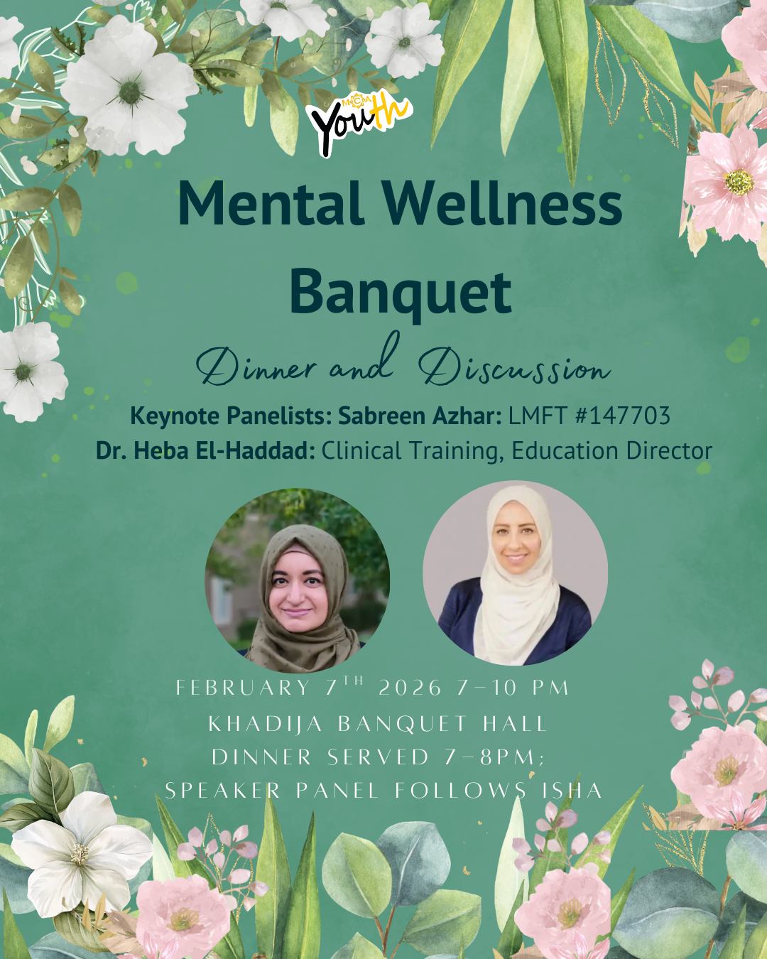 MCA Youth- Mental Wellness Banquet
