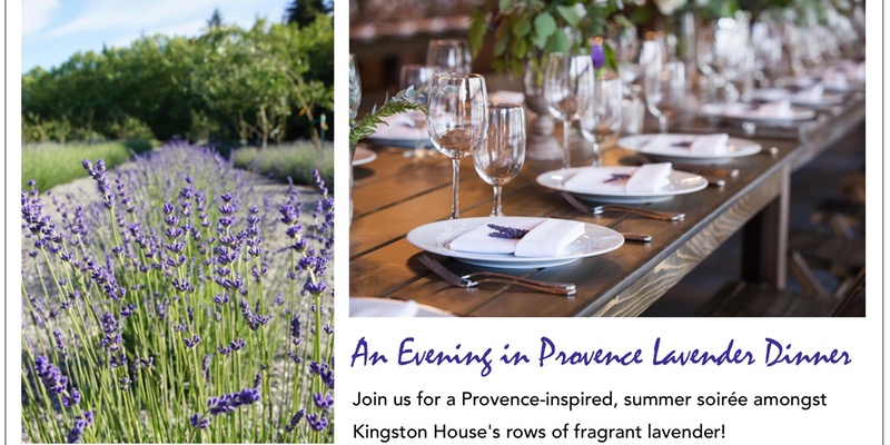 Provence-inspired Summer Soirée amongst Kingston House's Lavender's fields