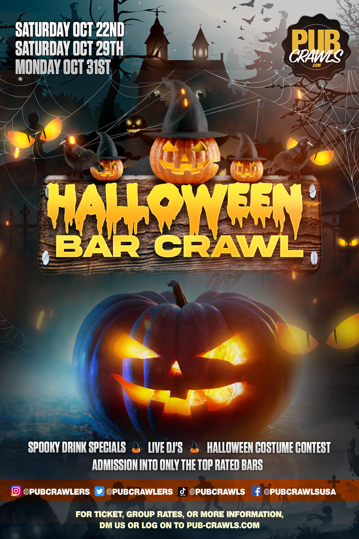 Boston Faneuil Hall Halloweekend Hangover Pub Crawl