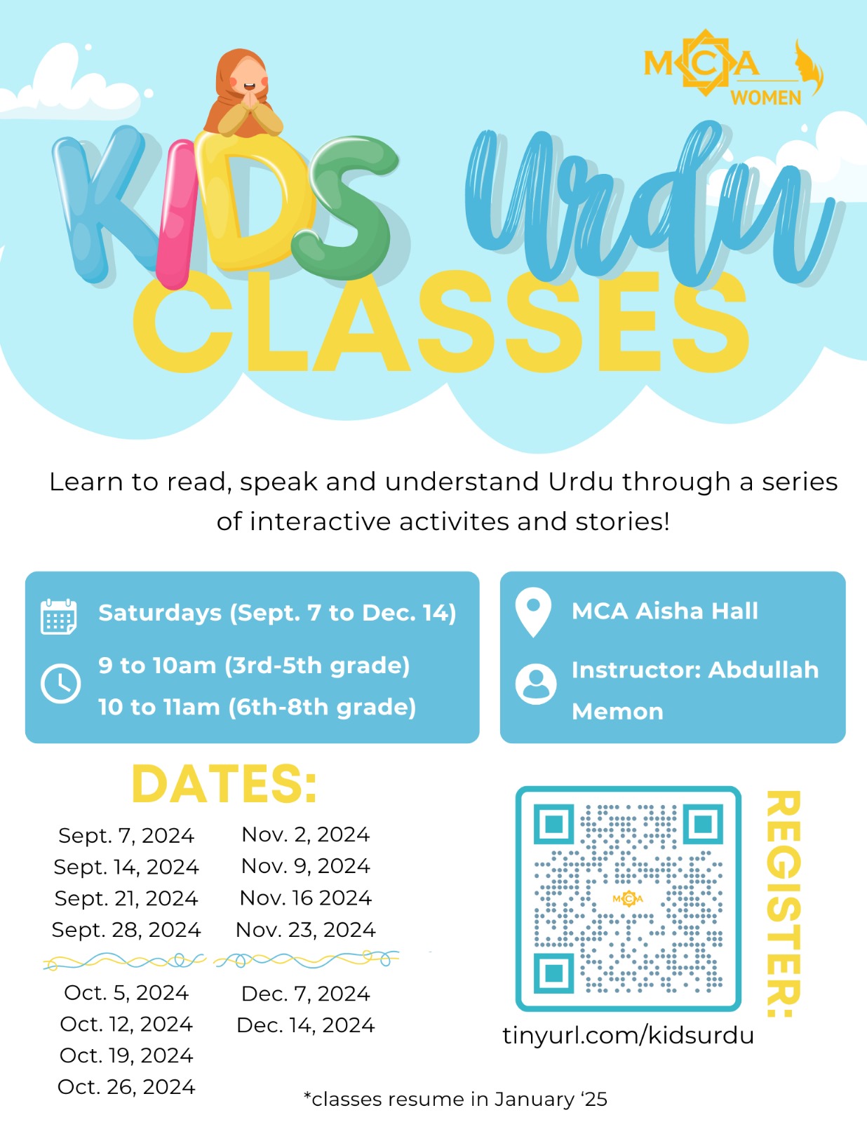 Urdu Classes for Kids