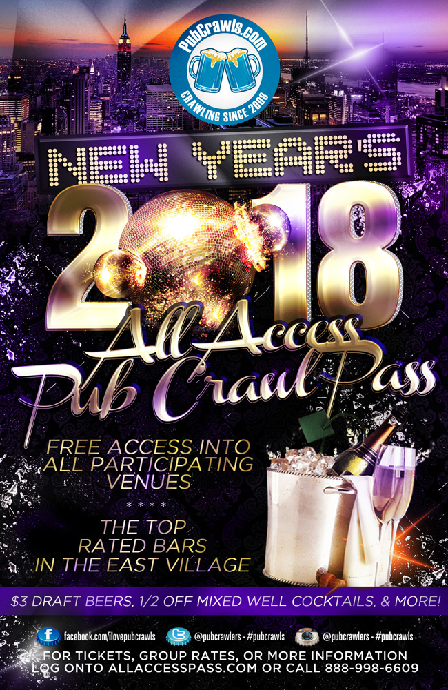 New York City All Access Party Pass New Year's Eve New York City All Access Party Pass New Year's Eve