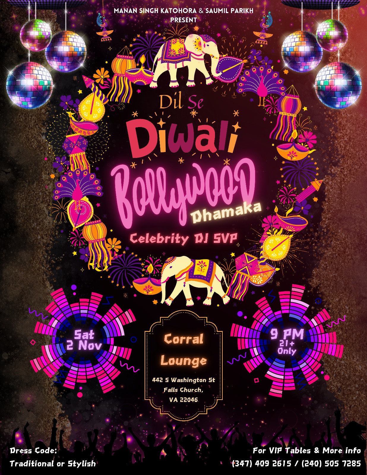 "Dil Se DIWALI - BOLLYWOOD DHAMAKA" -- Official Washington DC Dance Party with Celebrity DJ ( ONLY Event in DMV ) 