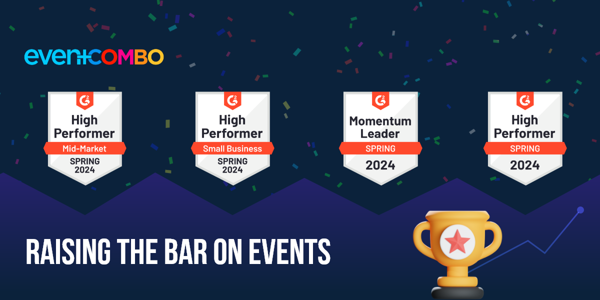 Eventcombo Bags Multiple Event Badges in G2 Spring Report 2024 