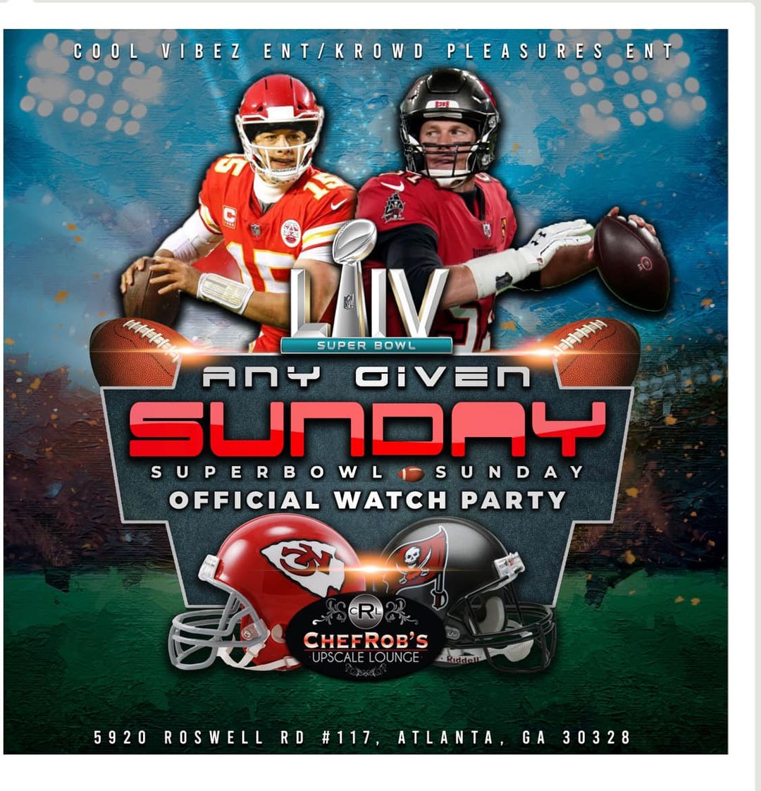 SUPERBOWL SUNDAY WATCH PARTY! SUPERBOWL SUNDAY WATCH PARTY!