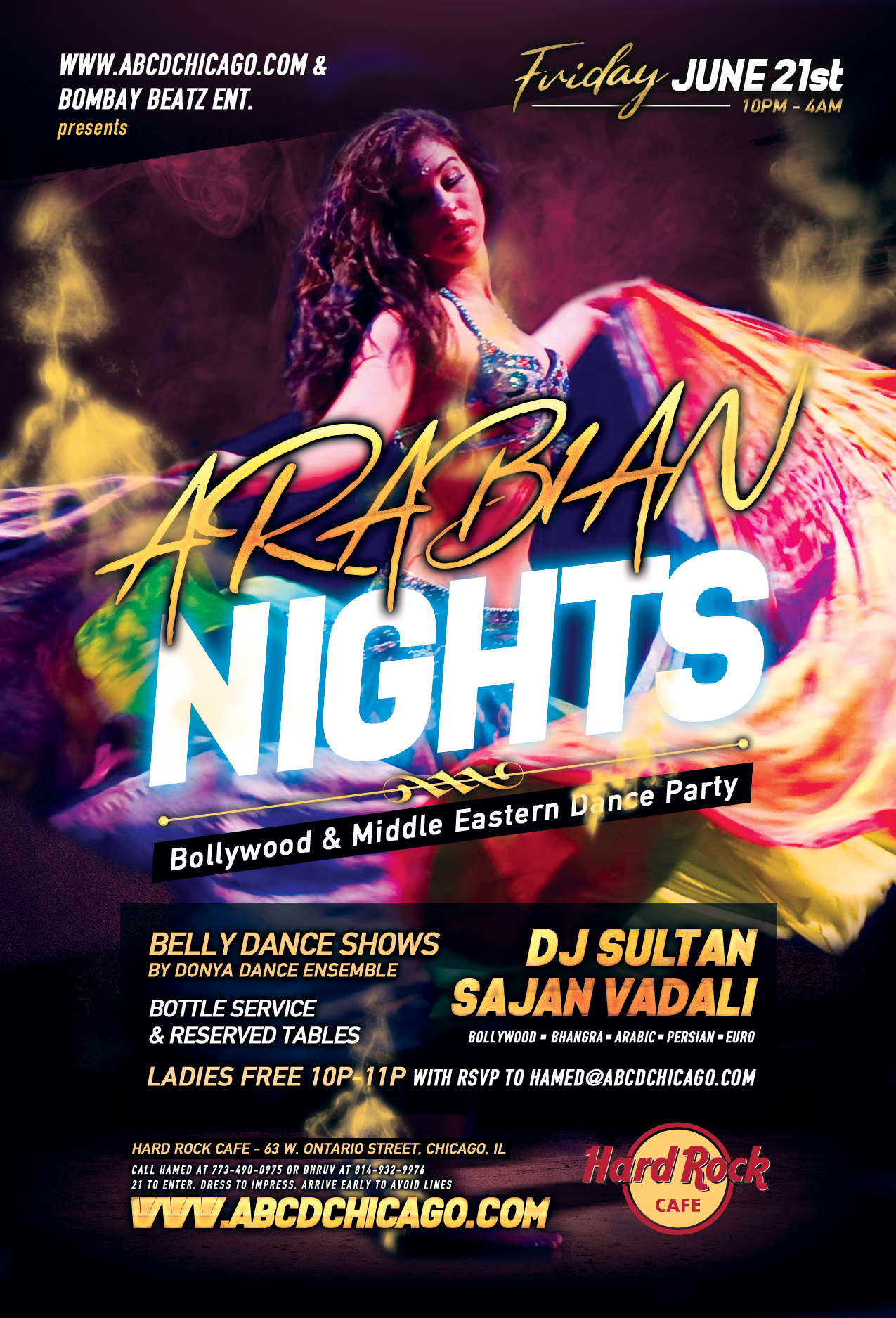 Arabian Nights - Bollywood-Middle Eastern Dance Party!