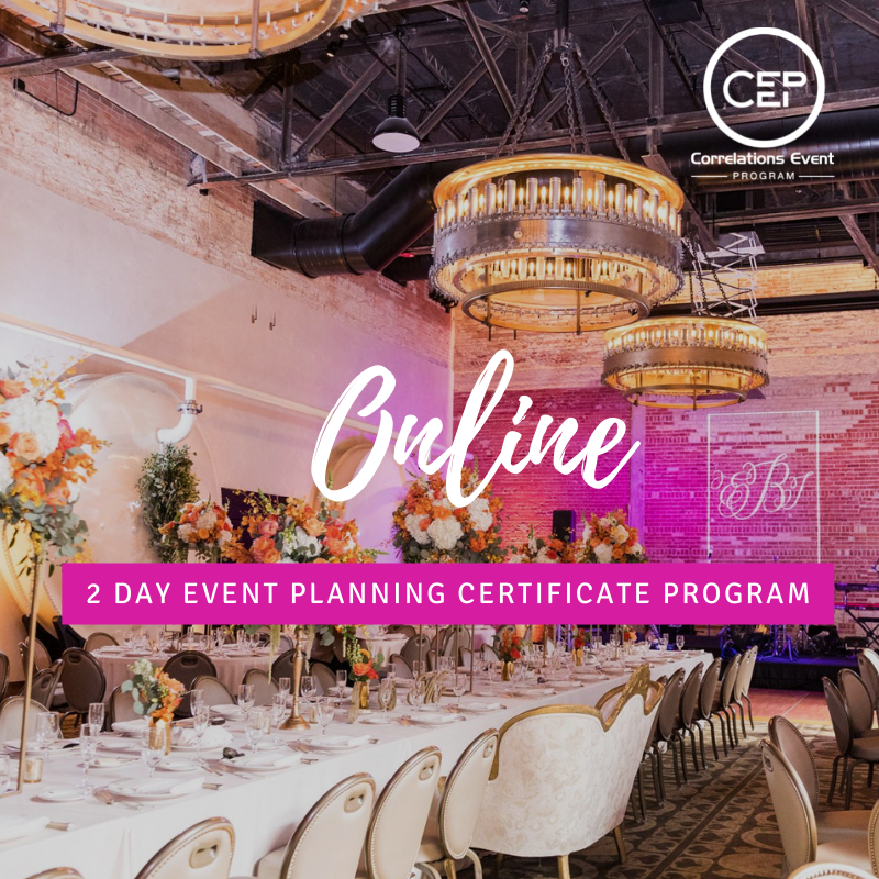 2-Day Event Planning Certificate Program 2-Day Event Planning Certificate Program